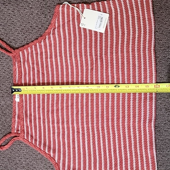 A.N.A. WOMENS PLUS SIZE "FIRE CORAL STRIPE" SUMMER TANK SIZE EXTRA LARGE XL - Picture 8 of 11